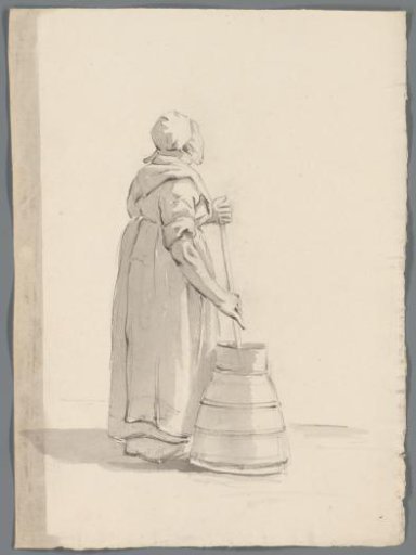 Woman with a Wash Tub