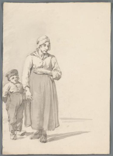Woman with a child