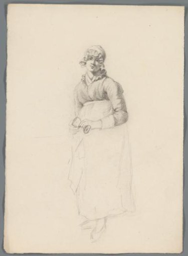 Woman with a wine glass in her hand