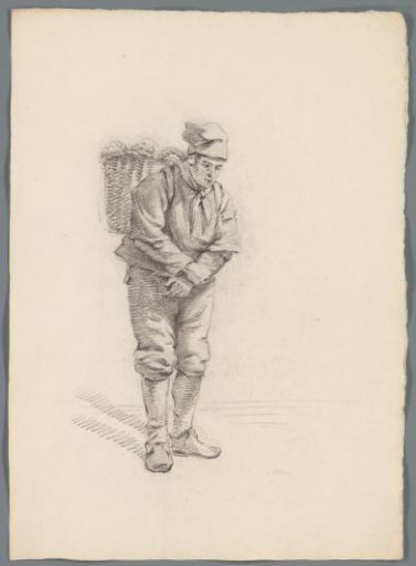 Man with a basket on his back