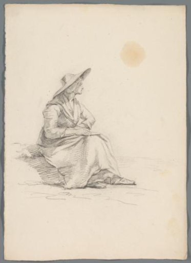 Seated woman