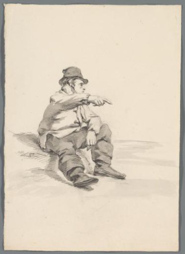Seated man