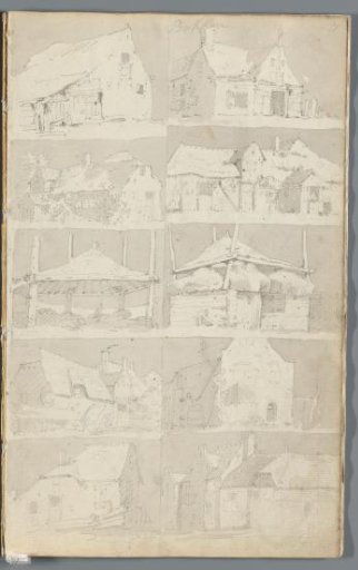 Farmhouses and haystacks