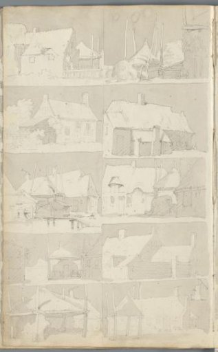 Farmhouses and haystacks