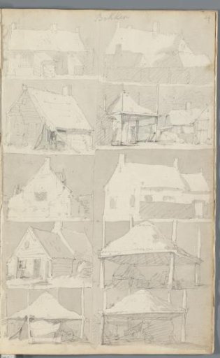 Farmhouses and haystacks