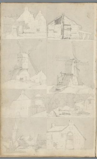 Farmhouses and windmills