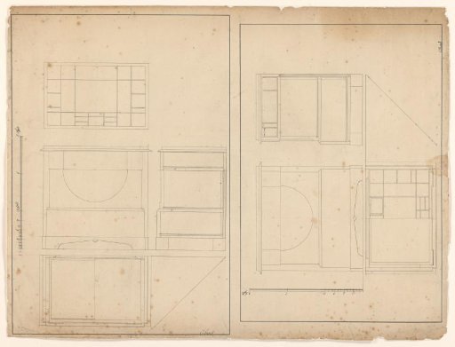 Two Designs for Toilet Commodes