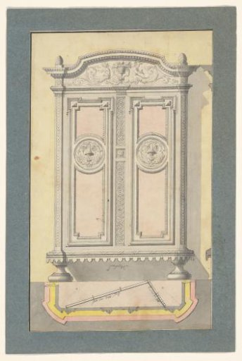 Design for a two-door cabinet
