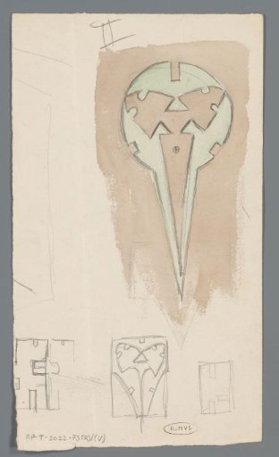 Design for an ornament for a piece of furniture