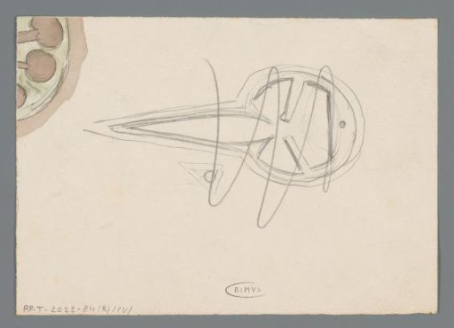 Sketch and fragment of a design