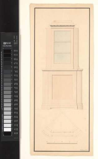 Design for a corner cabinet