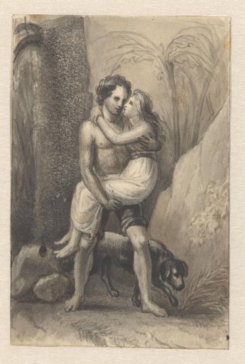 Man carrying a woman