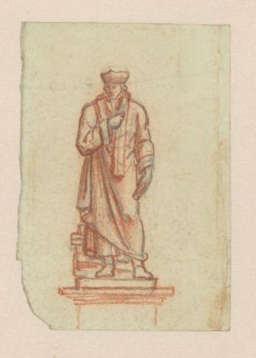 Preliminary study for a statue of Erasmus