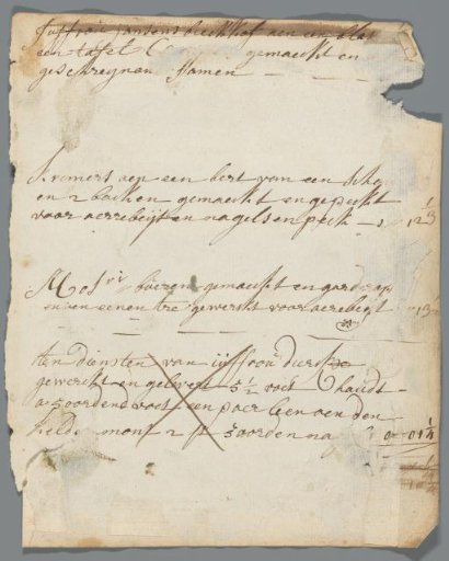 Manuscript with administration