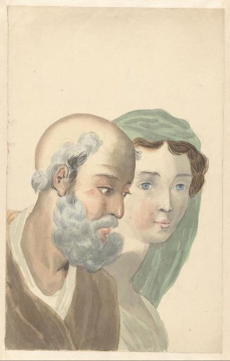 Old Man and Young Woman