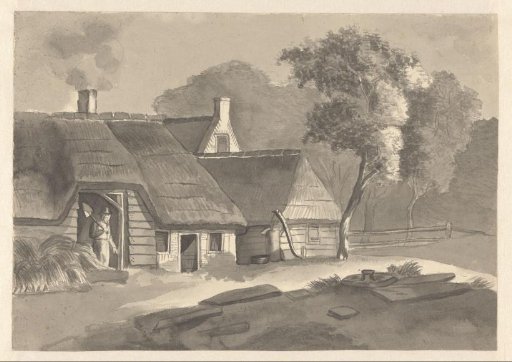 Farmyard with a Peasant in a Doorway