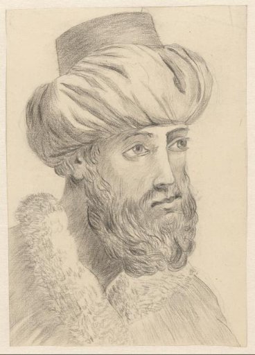 Bearded Man with a Headgear