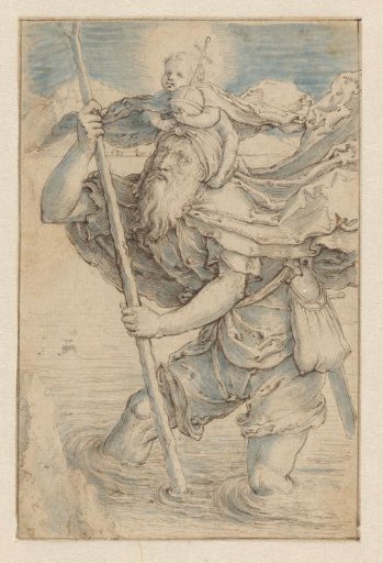 Saint Christopher with the Christ Child