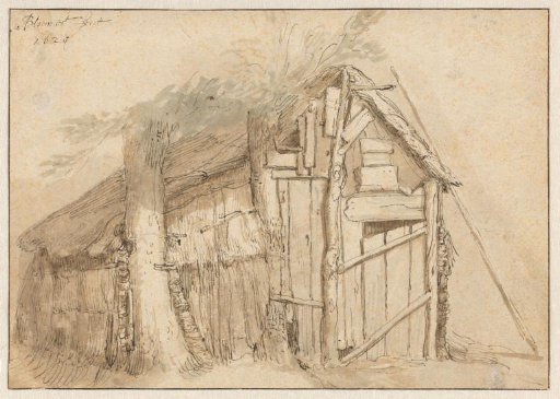 Dilapidated hut