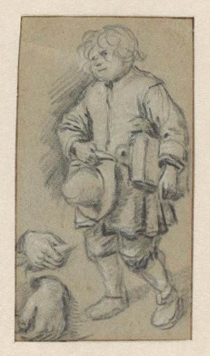 Boy with a schoolbag