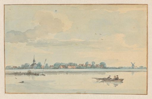 The village of Den Bommel on the island of Goeree-Overflakkee