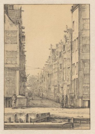 View of Vissersstraat from the Brouwersgracht