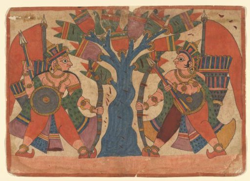 'Paithan' (Chitrakathi) narrative painting
