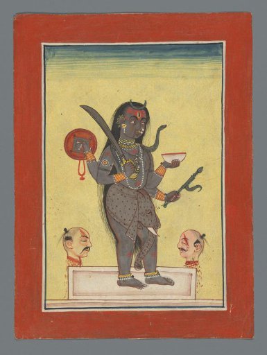 Hindu deity from Mandi (Himachal Pradesh, North India)
