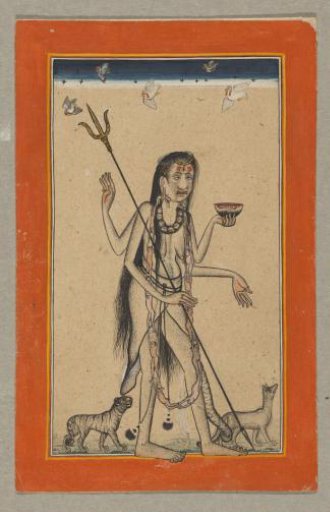 Hindu deity from Mandi (Himachal Pradesh, North India)