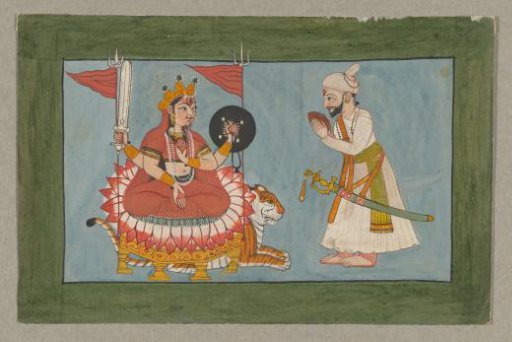 Hindu deity from Mandi (Himachal Pradesh, North India)