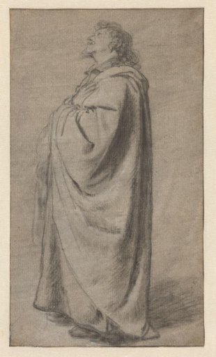 Study sheet with statues and putti