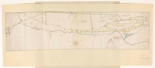 Plan for the Construction of a Canal between Leiden and Haarlem, July 1640