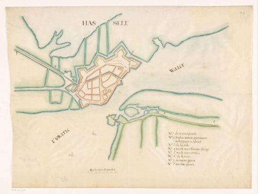 Fortress plan of Hasselt