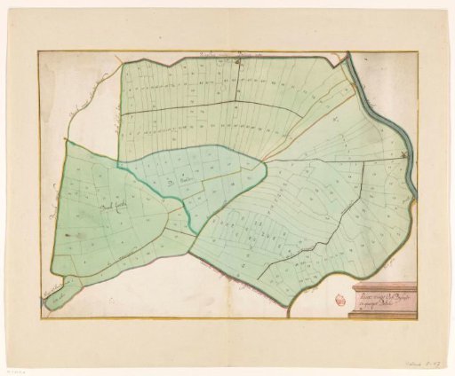 Map of the Oost Bijlmer- and Gein and Gaasperpolder