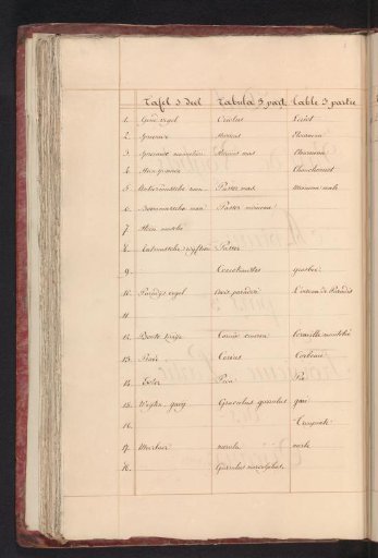 List of birds in the third volume of the Birds