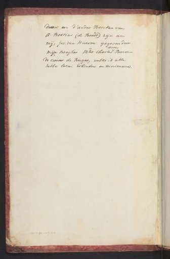 Note on the origin of the album