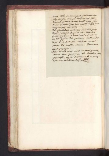 Note from J.A. van Huerne about a sole (1801)