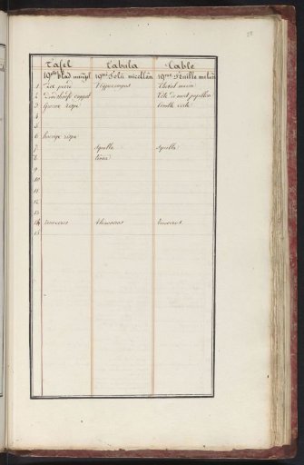 List of animals and plants in the twentieth ensemble