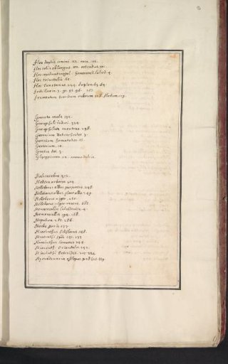 Alphabetical list of the Latin names of the depicted flowers F-H