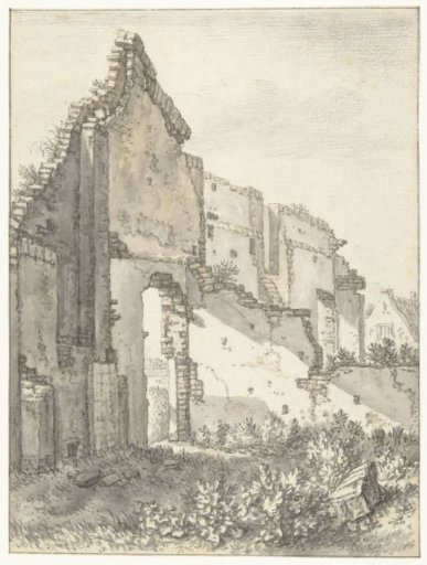 Ruins of a building in Utrecht