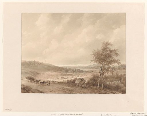 Landscape between Calais and Boulogne