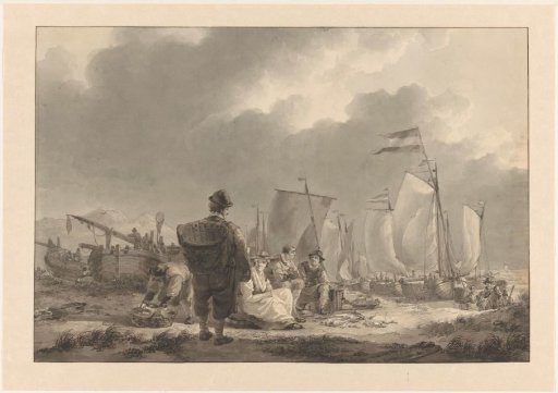 Fishermen in the dunes