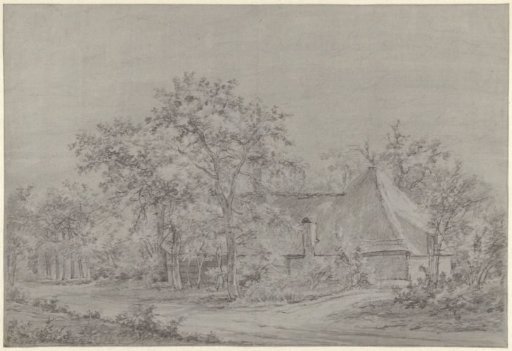 Farmhouse on a sandy road
