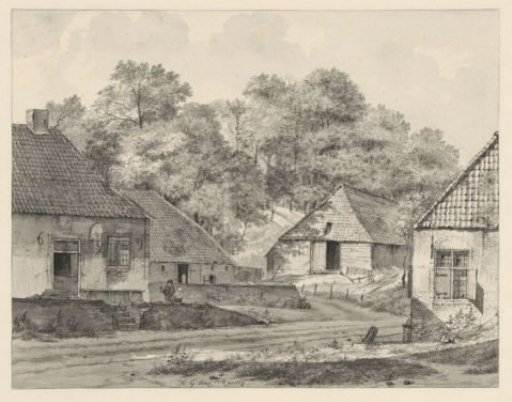 Farms at Beek, above Nijmegen