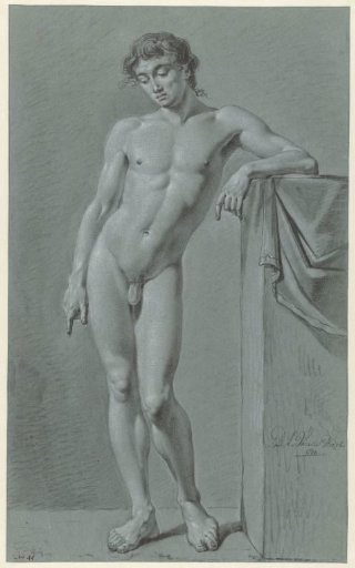 Standing male nude