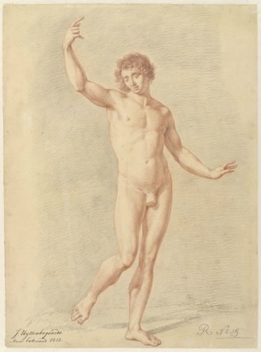 Standing male nude