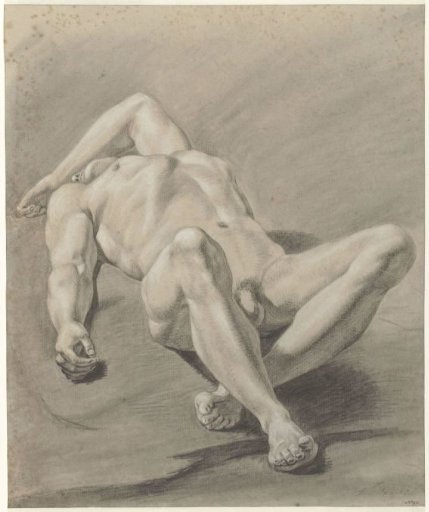 Reclining male nude