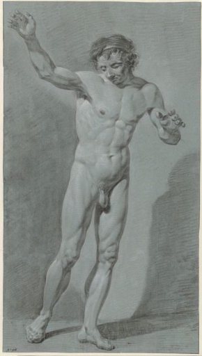 Standing male nude