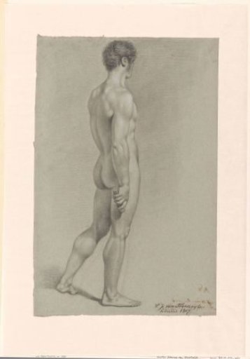 Standing Male Nude, Facing Right