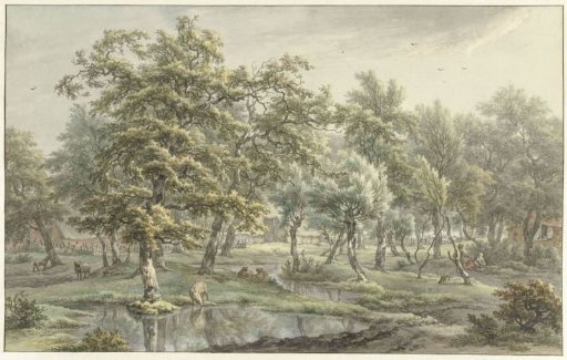 Landscape in Eext (Drenthe Province)